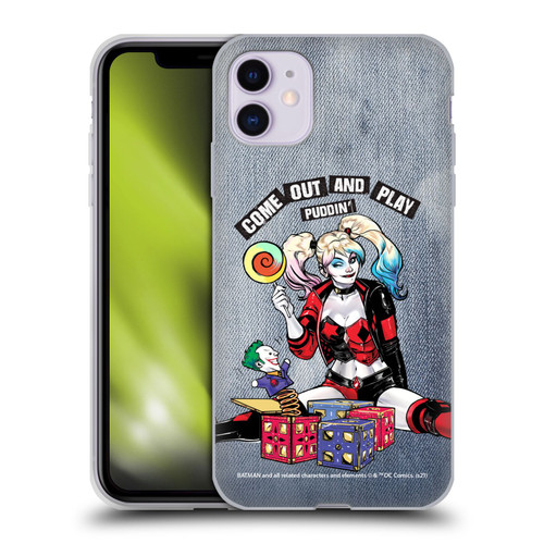 Batman DC Comics Harley Quinn Graphics Toys Soft Gel Case for Apple iPhone 11