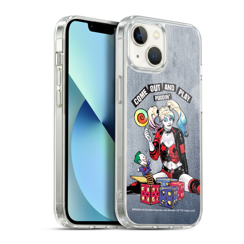Batman DC Comics Harley Quinn Graphics Toys Soft Gel Case for Apple iPhone 13