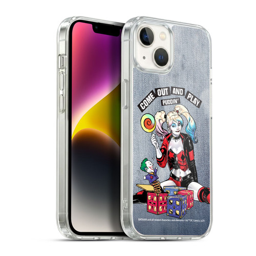 Batman DC Comics Harley Quinn Graphics Toys Soft Gel Case for Apple iPhone 14 Plus