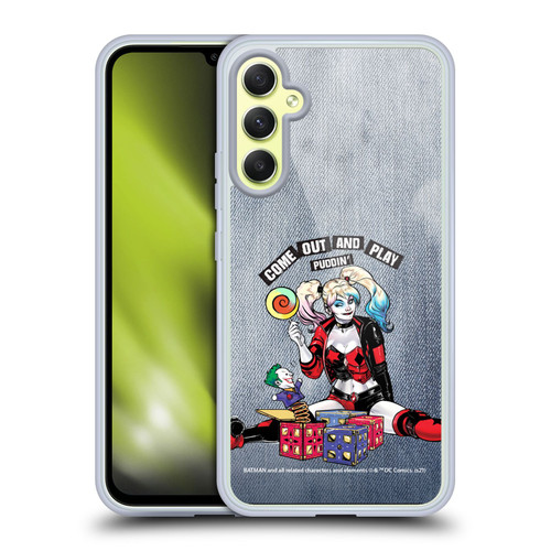 Batman DC Comics Harley Quinn Graphics Toys Soft Gel Case for Samsung Galaxy A34 5G