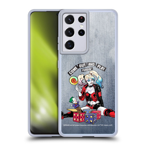 Batman DC Comics Harley Quinn Graphics Toys Soft Gel Case for Samsung Galaxy S21 Ultra 5G