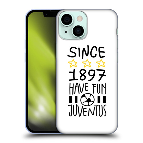 Juventus Football Club Kids Since 1897 2 Soft Gel Case for Apple iPhone 13 Mini