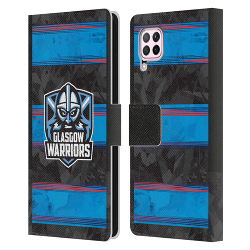 Glasgow Warriors 2025/26 Crest Kit EU Leather Book Wallet Case Cover For Huawei Nova 6 SE / P40 Lite