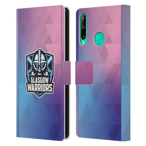 Glasgow Warriors 2025/26 Crest Kit Training Leather Book Wallet Case Cover For Huawei P40 lite E