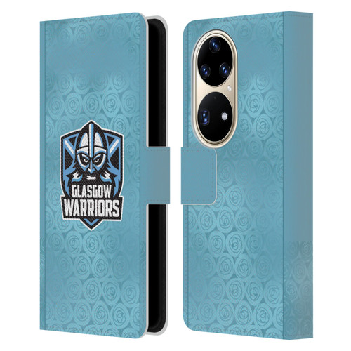 Glasgow Warriors 2025/26 Crest Kit Away Leather Book Wallet Case Cover For Huawei P50 Pro