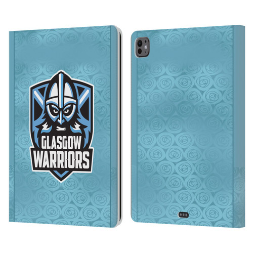 Glasgow Warriors 2025/26 Crest Kit Away Leather Book Wallet Case Cover For Apple iPad Pro 13 M4 2024