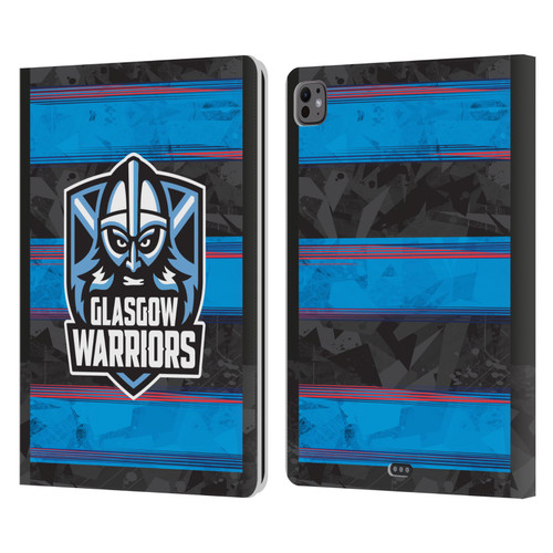 Glasgow Warriors 2025/26 Crest Kit EU Leather Book Wallet Case Cover For Apple iPad Pro 13 M4 2024