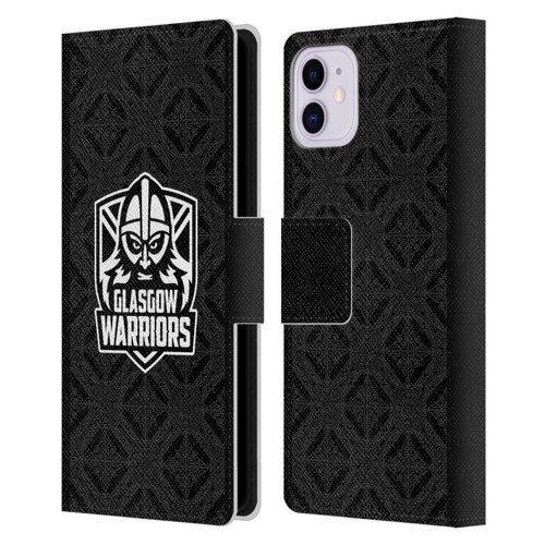 Glasgow Warriors 2025/26 Crest Kit Home Leather Book Wallet Case Cover For Apple iPhone 11