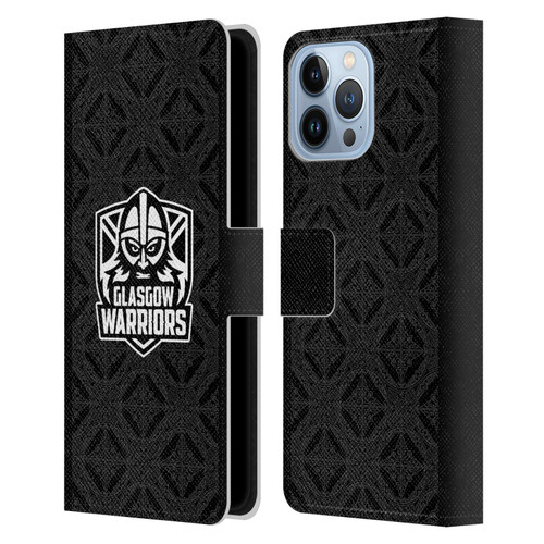 Glasgow Warriors 2025/26 Crest Kit Home Leather Book Wallet Case Cover For Apple iPhone 13 Pro Max
