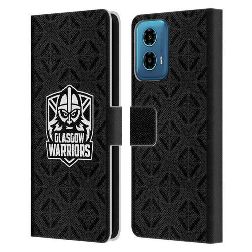 Glasgow Warriors 2025/26 Crest Kit Home Leather Book Wallet Case Cover For Motorola Moto G34 5G