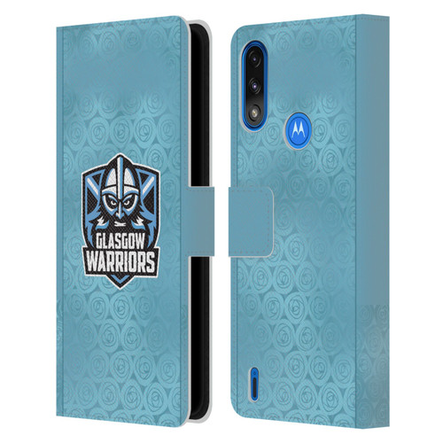 Glasgow Warriors 2025/26 Crest Kit Away Leather Book Wallet Case Cover For Motorola Moto E7 Power / Moto E7i Power