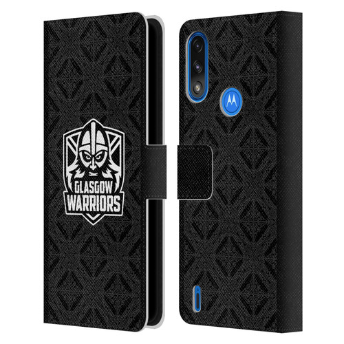 Glasgow Warriors 2025/26 Crest Kit Home Leather Book Wallet Case Cover For Motorola Moto E7 Power / Moto E7i Power