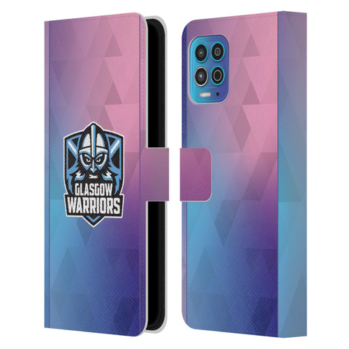 Glasgow Warriors 2025/26 Crest Kit Training Leather Book Wallet Case Cover For Motorola Moto G100