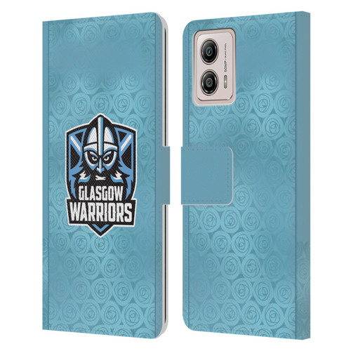 Glasgow Warriors 2025/26 Crest Kit Away Leather Book Wallet Case Cover For Motorola Moto G53 5G