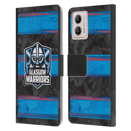 Glasgow Warriors 2025/26 Crest Kit EU Leather Book Wallet Case Cover For Motorola Moto G53 5G