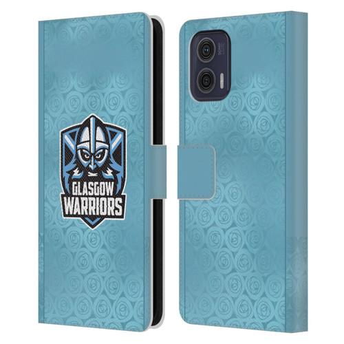 Glasgow Warriors 2025/26 Crest Kit Away Leather Book Wallet Case Cover For Motorola Moto G73 5G