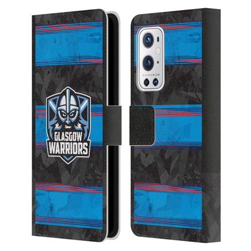 Glasgow Warriors 2025/26 Crest Kit EU Leather Book Wallet Case Cover For OnePlus 9 Pro