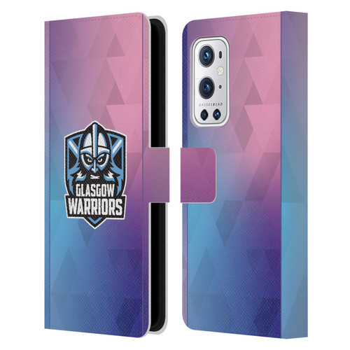 Glasgow Warriors 2025/26 Crest Kit Training Leather Book Wallet Case Cover For OnePlus 9 Pro