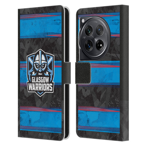 Glasgow Warriors 2025/26 Crest Kit EU Leather Book Wallet Case Cover For OnePlus 12