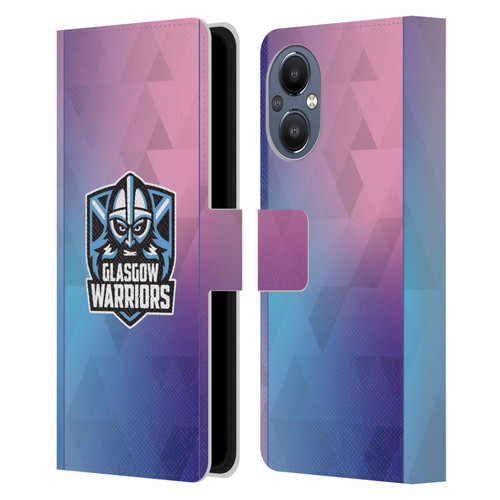 Glasgow Warriors 2025/26 Crest Kit Training Leather Book Wallet Case Cover For OnePlus Nord N20 5G