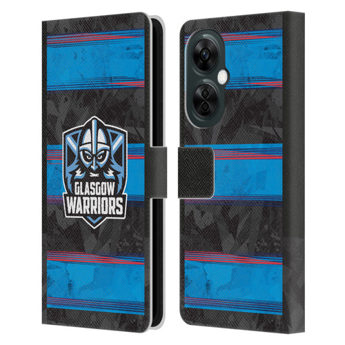 Glasgow Warriors 2025/26 Crest Kit EU Leather Book Wallet Case Cover For OnePlus Nord N30
