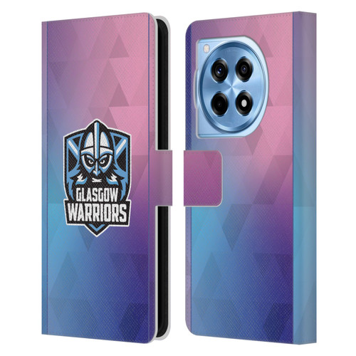 Glasgow Warriors 2025/26 Crest Kit Training Leather Book Wallet Case Cover For OnePlus 12R