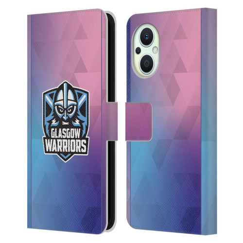 Glasgow Warriors 2025/26 Crest Kit Training Leather Book Wallet Case Cover For OPPO Reno8 Lite