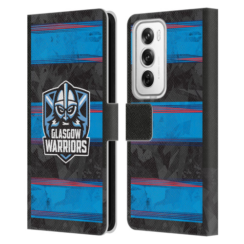 Glasgow Warriors 2025/26 Crest Kit EU Leather Book Wallet Case Cover For OPPO Reno12 Pro 5G