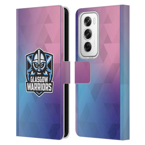 Glasgow Warriors 2025/26 Crest Kit Training Leather Book Wallet Case Cover For OPPO Reno12 Pro 5G