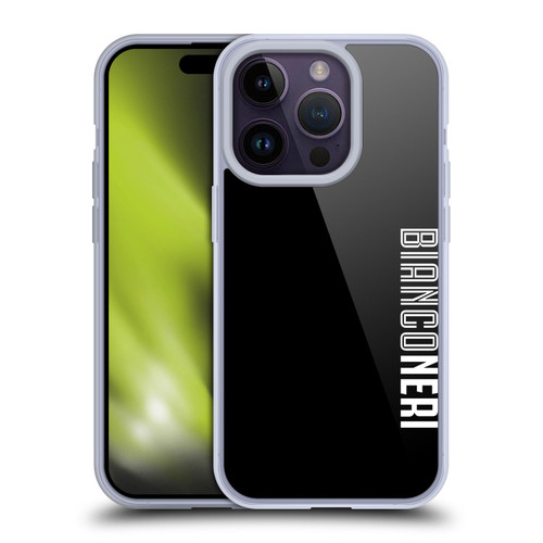 Juventus Football Club Type Bianconeri Black Soft Gel Case for Apple iPhone 14 Pro