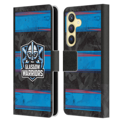 Glasgow Warriors 2025/26 Crest Kit EU Leather Book Wallet Case Cover For Samsung Galaxy S24 5G