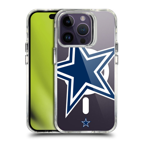 NFL Dallas Cowboys Oversized SHOCKPROOF BUMPER CASE COMPATIBLE WITH Apple iPhone 14 Pro & MAGSAFE