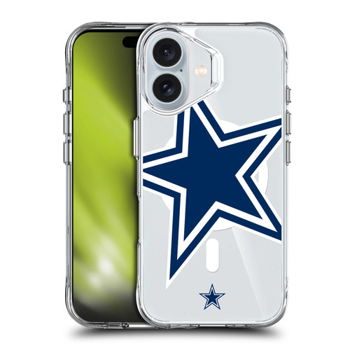 NFL Dallas Cowboys Oversized SHOCKPROOF BUMPER CASE COMPATIBLE WITH Apple iPhone 16 & MAGSAFE