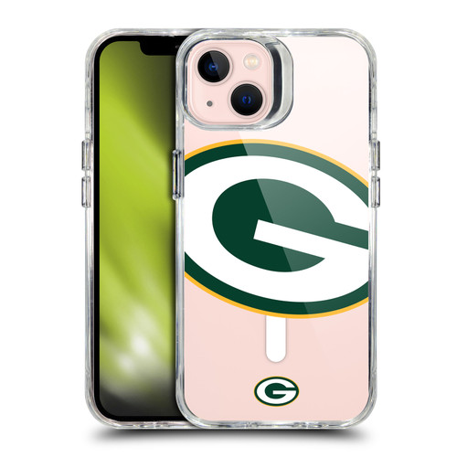 NFL Green Bay Packers Oversized SHOCKPROOF BUMPER CASE COMPATIBLE WITH Apple iPhone 13 & MAGSAFE