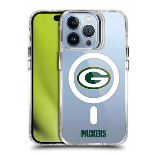 NFL Green Bay Packers Logo SHOCKPROOF BUMPER CASE COMPATIBLE WITH Apple iPhone 13 Pro & MAGSAFE