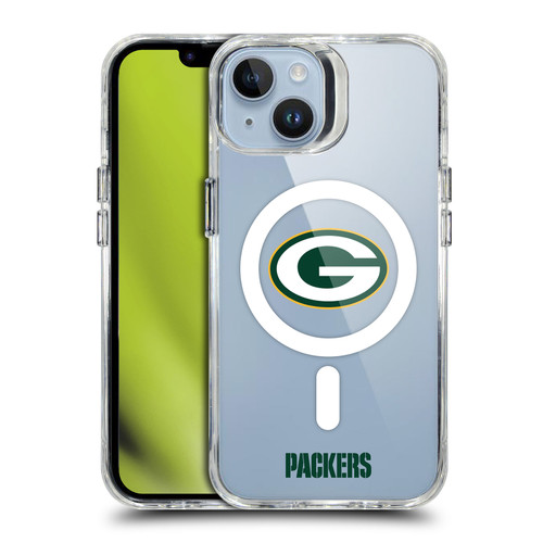 NFL Green Bay Packers Logo SHOCKPROOF BUMPER CASE COMPATIBLE WITH Apple iPhone 14 & MAGSAFE