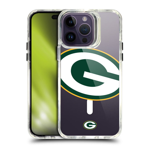 NFL Green Bay Packers Oversized SHOCKPROOF BUMPER CASE COMPATIBLE WITH Apple iPhone 14 Pro Max & MAGSAFE