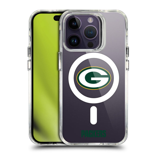 NFL Green Bay Packers Logo SHOCKPROOF BUMPER CASE COMPATIBLE WITH Apple iPhone 14 Pro & MAGSAFE