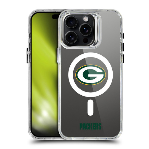NFL Green Bay Packers Logo SHOCKPROOF BUMPER CASE COMPATIBLE WITH Apple iPhone 15 Pro Max & MAGSAFE