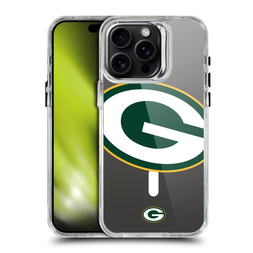 NFL Green Bay Packers Oversized SHOCKPROOF BUMPER CASE COMPATIBLE WITH Apple iPhone 15 Pro Max & MAGSAFE