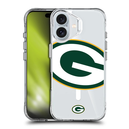 NFL Green Bay Packers Oversized SHOCKPROOF BUMPER CASE COMPATIBLE WITH Apple iPhone 16 & MAGSAFE