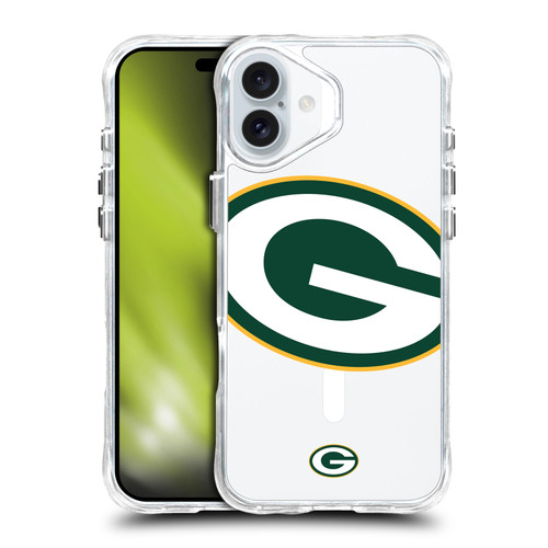NFL Green Bay Packers Oversized SHOCKPROOF BUMPER CASE COMPATIBLE WITH Apple iPhone 16 Plus & MAGSAFE