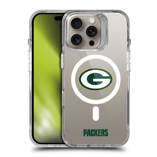 NFL Green Bay Packers Logo SHOCKPROOF BUMPER CASE COMPATIBLE WITH Apple iPhone 16 Pro & MAGSAFE