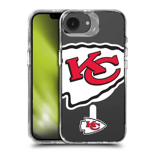 NFL Kansas City Chiefs Oversized SHOCKPROOF BUMPER CASE COMPATIBLE WITH Apple iPhone 16e & MAGSAFE