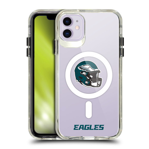 NFL Philadelphia Eagles Helmet Logotype SHOCKPROOF BUMPER CASE COMPATIBLE WITH Apple iPhone 11 & MAGSAFE