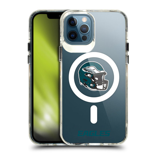NFL Philadelphia Eagles Helmet Logotype SHOCKPROOF BUMPER CASE COMPATIBLE WITH Apple iPhone 12 / iPhone 12 Pro & MAGSAFE
