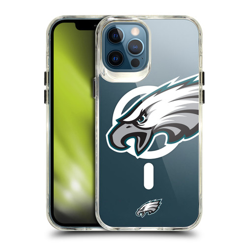 NFL Philadelphia Eagles Oversized SHOCKPROOF BUMPER CASE COMPATIBLE WITH Apple iPhone 12 Pro Max & MAGSAFE