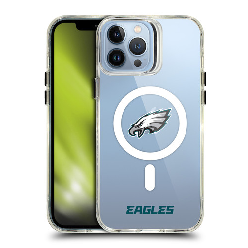 NFL Philadelphia Eagles Logo SHOCKPROOF BUMPER CASE COMPATIBLE WITH Apple iPhone 13 Pro Max & MAGSAFE
