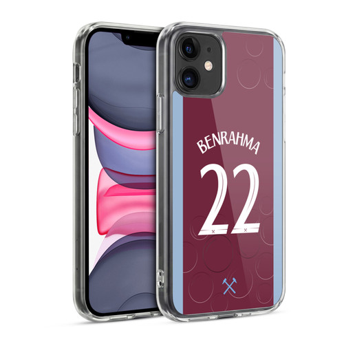 West Ham United FC 2023/24 Players Home Kit Saïd Benrahma Soft Gel Case for Apple iPhone 11