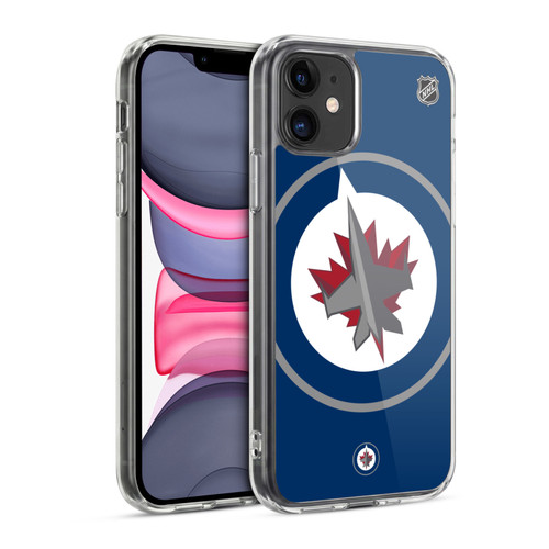 NHL Winnipeg Jets Oversized Soft Gel Case for Apple iPhone 11